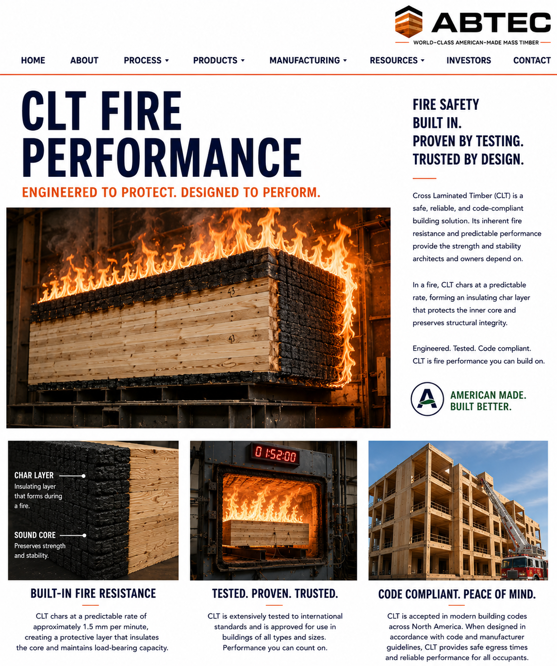 CLT Fire Performance